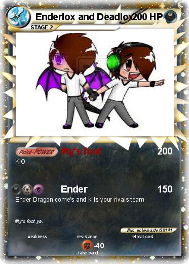 Pokemon Enderlox and Deadlox