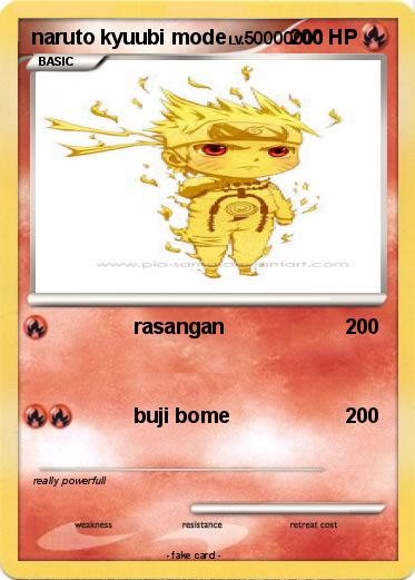 Pokemon naruto kyuubi mode
