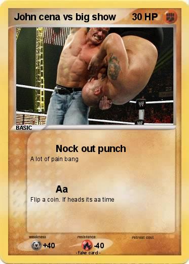 Pokemon John cena vs big show