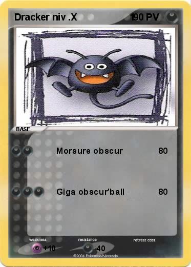 Pokemon Dracker niv .X                    1  
