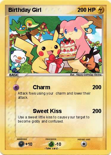 Pokemon Birthday Girl
