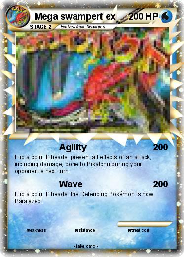 Pokemon Mega swampert ex