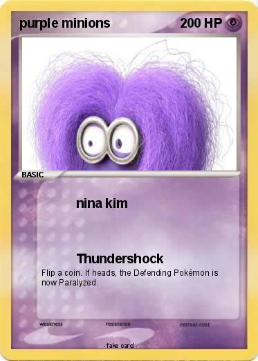 Pokemon purple minions