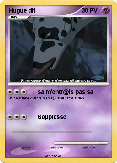 Pokemon Hugue dit
