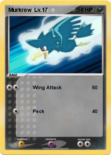 Pokemon Murkrow  Lv.17                 