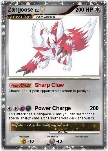 Pokemon Zangoose