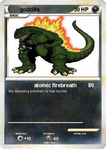 Pokemon godzilla