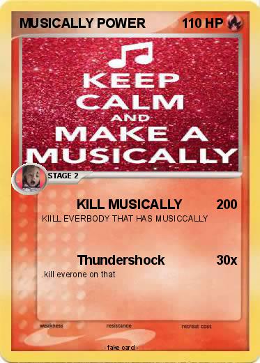 Pokemon MUSICALLY POWER