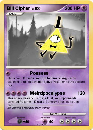 Pokemon Bill Cipher