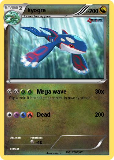 Pokemon kyogre