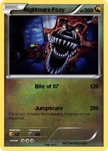 Pokemon Nightmare Foxy