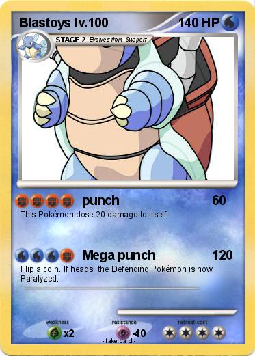 Pokemon Blastoys lv.100