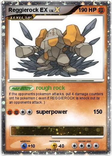 Pokemon Reggierock EX