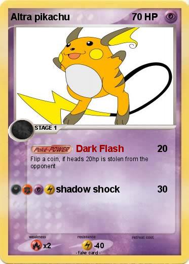 Pokemon Altra pikachu