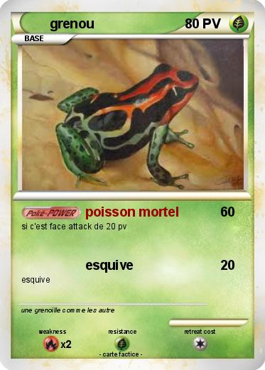 Pokemon grenou
