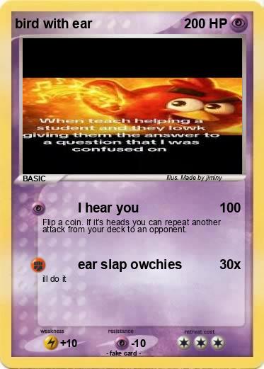 Pokemon bird with ear