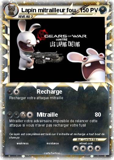 Pokemon Lapin mitrailleur fou