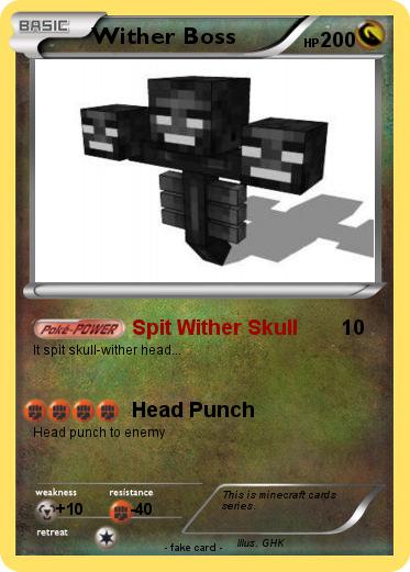 Pokemon Wither Boss