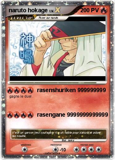 Pokemon naruto hokage