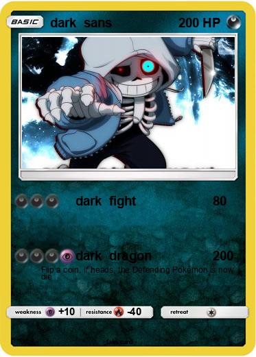 Pokemon dark  sans