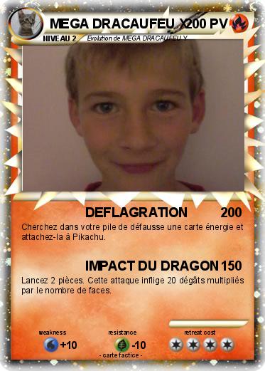 Pokemon MEGA DRACAUFEU X