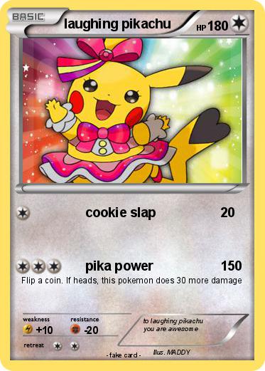 Pokemon laughing pikachu