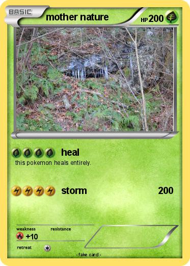 Pokemon mother nature