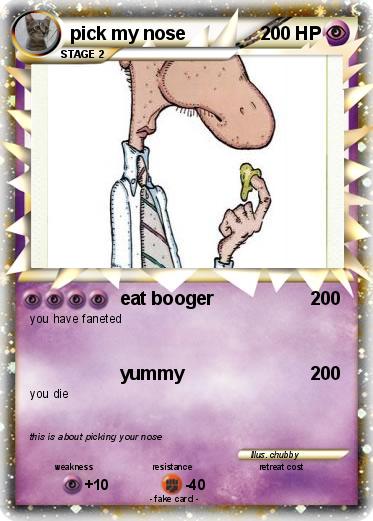 Pokemon pick my nose