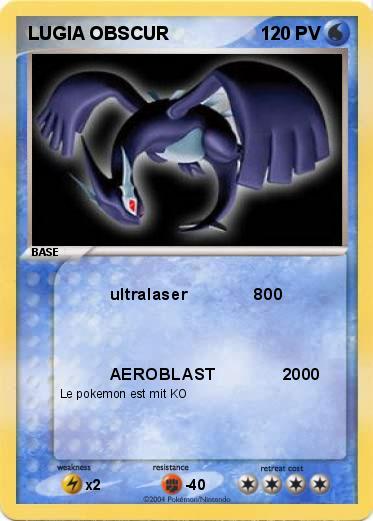 Pokemon LUGIA OBSCUR                                       