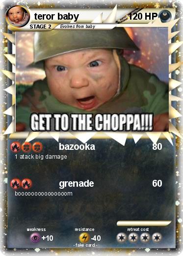 Pokemon teror baby