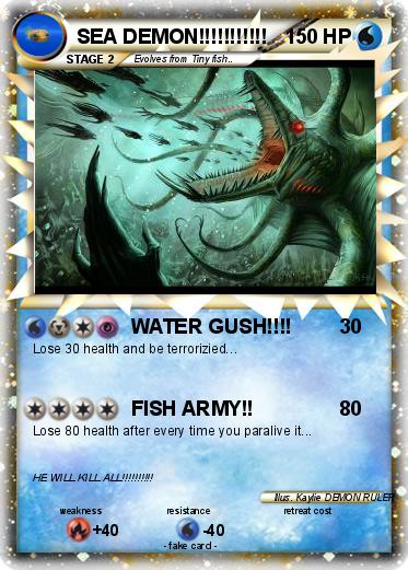 Pokemon SEA DEMON!!!!!!!!!!!