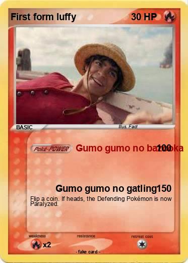 Pokemon First form luffy