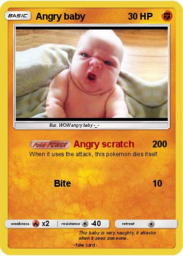 Pokemon Angry baby