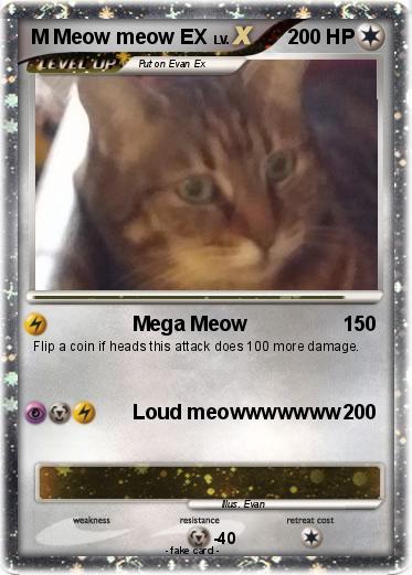 Pokemon M Meow meow EX