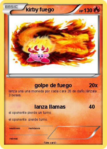 Pokemon kirby fuego