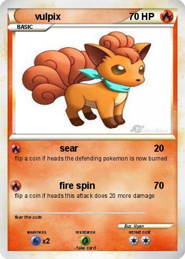 Pokemon vulpix