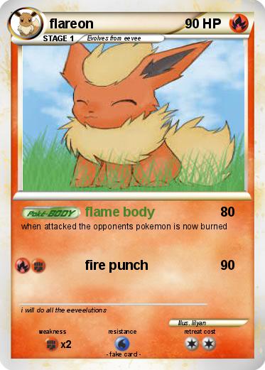 Pokemon flareon