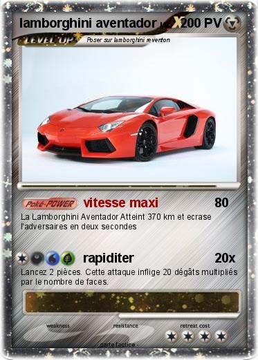Pokemon lamborghini aventador