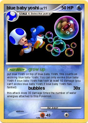 Pokemon blue baby yoshi
