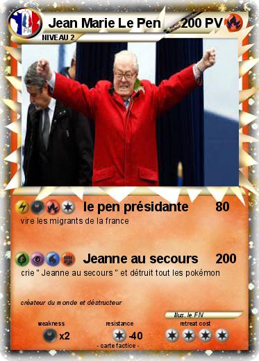 Pokemon Jean Marie Le Pen
