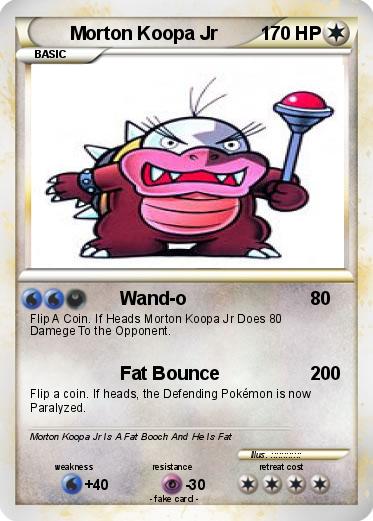 Pokemon Morton Koopa Jr