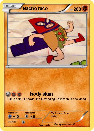 Pokemon Nacho taco
