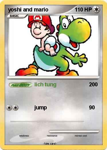 Pokemon yoshi and mario