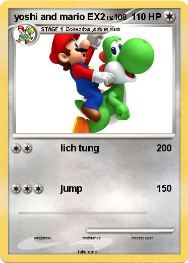 Pokemon yoshi and mario EX2