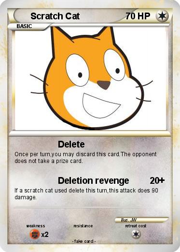 Pokemon Scratch Cat