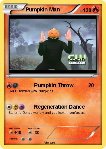 Pokemon Pumpkin Man