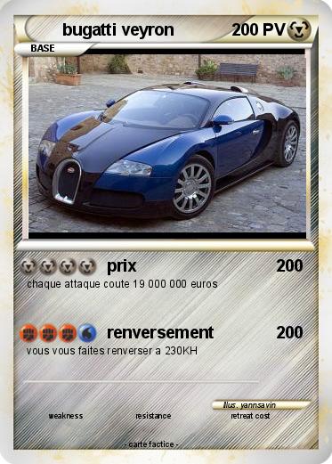 Pokemon bugatti veyron