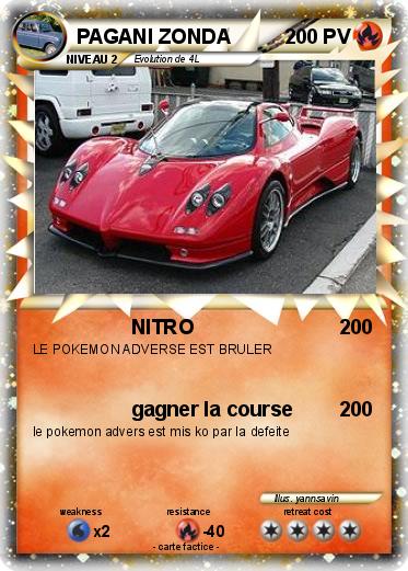 Pokemon PAGANI ZONDA