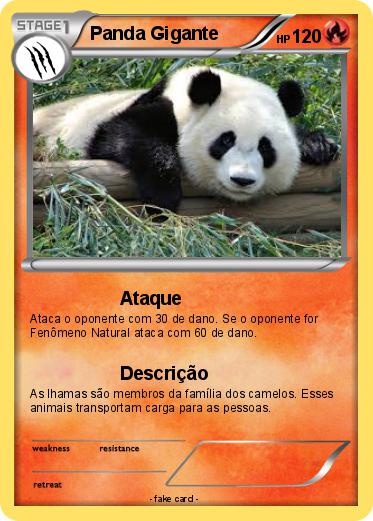 Pokemon Panda Gigante