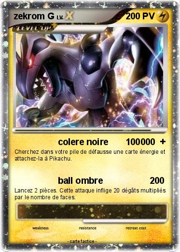 Pokemon zekrom G